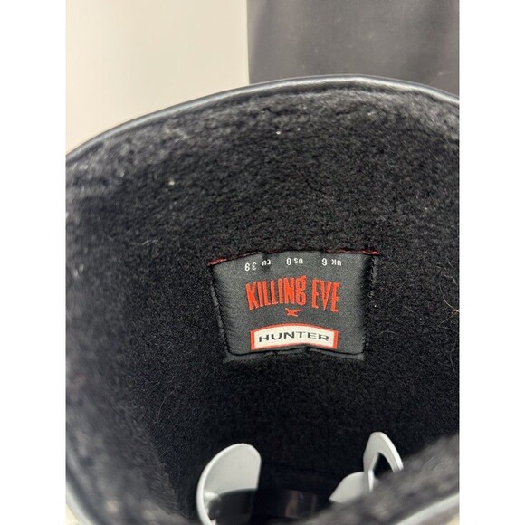 Hunter x Killing Eve Women Chasing Boots Black Leather Tall Limited Edition US 8 - Picture 6 of 8